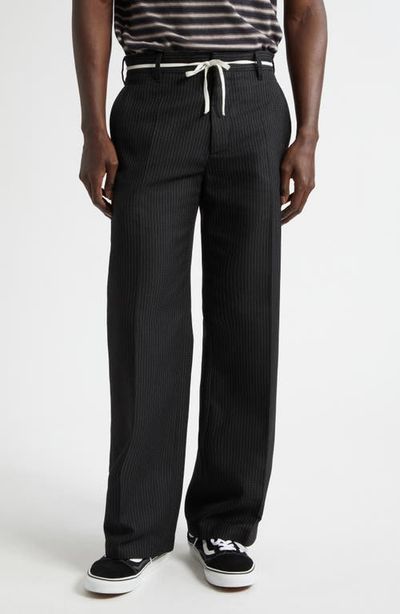 STOCKHOLM SURFBOARD CLUB STOCKHOLM SURFBOARD CLUB Sune Pinstripe Bootcut Pants