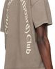 Stockholm (Surfboard) Club Stockholm (Surfboard) Club Taupe Back Logo T-shirt - 3