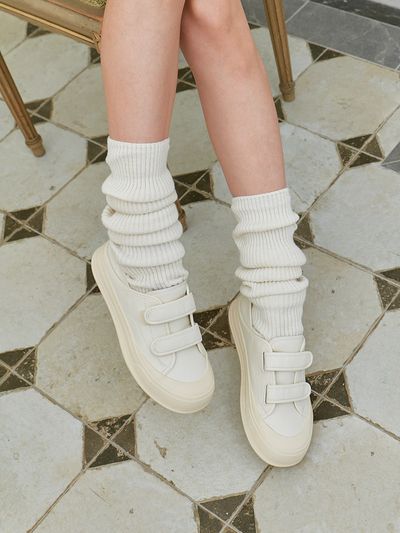 STOE Siena Two Velcro Sneakers_White