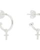 Stolen Girlfriends Club Stolen Girlfriends Club Stolen Cross Anchor Sleeper Earrings - 2