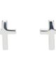 Stolen Girlfriends Club Stolen Girlfriends Club Tiny Stolen Cross Earrings - 1