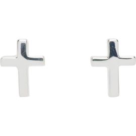 Stolen Girlfriends Club Stolen Girlfriends Club Tiny Stolen Cross Earrings
