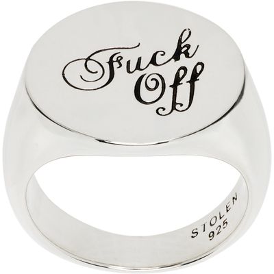 Stolen Girlfriends Club Stolen Girlfriends Club Warm Welcome Signet Ring