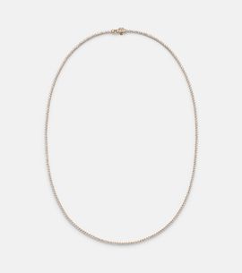 Stone and Strand Stone and Strand 14kt gold (585/1000) tennis necklace with diamonds