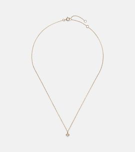 Stone and Strand Stone and Strand Clover 14kt gold pendant necklace with diamonds