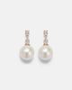 Stone and Strand Stone and Strand Essential 14kt gold drop earrings with pearls and diamonds - 1
