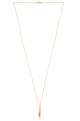 STONE AND STRAND STONE AND STRAND Gold Salmon Brunch Necklace