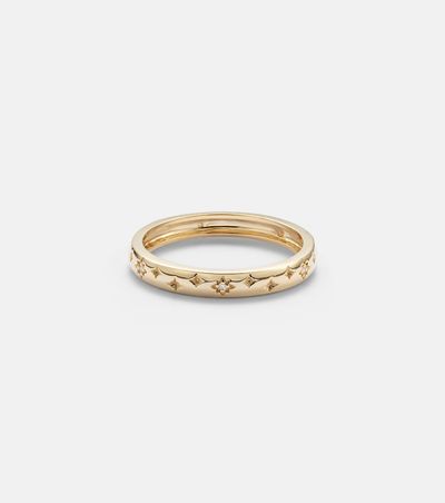 Stone and Strand Stone and Strand Northern Star 14kt gold ring with diamonds