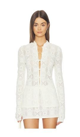 Stone Cold Fox Stone Cold Fox x REVOLVE Adari Pointelle Cardigan