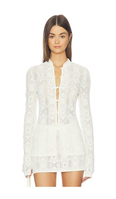 Stone Cold Fox Stone Cold Fox x REVOLVE Adari Pointelle Cardigan