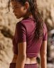 Stone Fox Swim Stone Fox Swim Nami Zip Crop Rashguard - 2