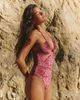 Stone Fox Swim Stone Fox Swim Rikka Halter Velvet One-Piece Swimsuit - 2