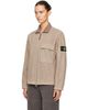Stone Island Stone Island Beige 1200033 Wool Nylon Flannel-TC Jacket - 4