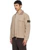 Stone Island Stone Island Beige 1200033 Wool Nylon Flannel Jacket - 4