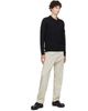 Stone Island Stone Island Beige 3100012 Stretch Organic Cotton Satin Trousers - 5