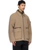 Stone Island Stone Island Beige 4100043 Diagonal Cotton Wool Jacket - 2