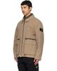 Stone Island Stone Island Beige 4100043 Diagonal Cotton Wool Jacket - 4