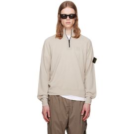 Stone Island Stone Island Beige 5100008 RWS Wool Polo Sweater