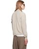 Stone Island Stone Island Beige 5100008 RWS Wool Polo Sweater - 3