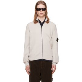 Stone Island Stone Island Beige 5100126 Ribbed Soft Organic Cotton Sweater