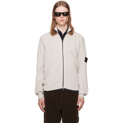 Stone Island Stone Island Beige 5100126 Ribbed Soft Organic Cotton Sweater