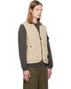 Stone Island Stone Island Beige 6100007 Organic Panama Cotton 'Old' Effect Vest - 2