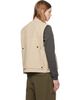 Stone Island Stone Island Beige 6100007 Organic Panama Cotton 'Old' Effect Vest - 3