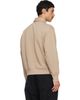 Stone Island Stone Island Beige 6100054 Cotton Fleece Long Sleeve Polo - 3