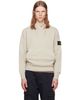 Stone Island Stone Island Beige 6100062 Organic Cotton Fleece Hoodie - 1