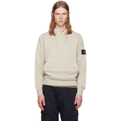 Stone Island Stone Island Beige 6100062 Organic Cotton Fleece Hoodie