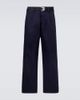 Stone Island Stone Island Belted gabardine straight pants - 1