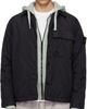 Stone Island Stone Island Black 1200002 Garment Dyed Crinkled Reps Shirt Jacket - 1