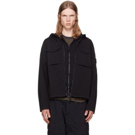 Stone Island Stone Island Black 1200010 Cotton Organic Satin Overshirt