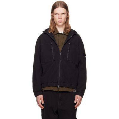 Stone Island Stone Island Black 1200011 Organic Cotton Ripstop Jacket