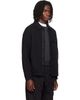 Stone Island Stone Island Black 1200014 Organic Panama 'Old' Overshirt - 2