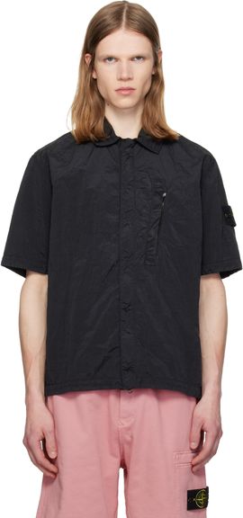 Stone Island Stone Island Black 1200028 Nylon Metal ECONYL Shirt