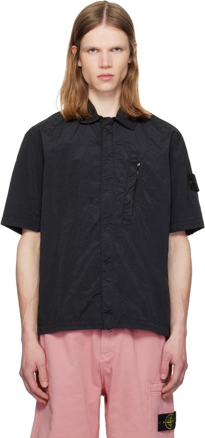 Stone Island Stone Island Black 1200028 Nylon Metal ECONYL Shirt