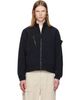 Stone Island Stone Island Black 1200036 Stretch Nylon Tech Fleece Jacket - 1