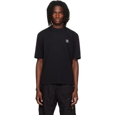 Stone Island Stone Island Black 2100030 Combed Organic Cotton Jersey T-shirt