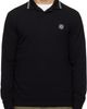 Stone Island Stone Island Black 2200012 Organic Cotton Piqué Polo - 1