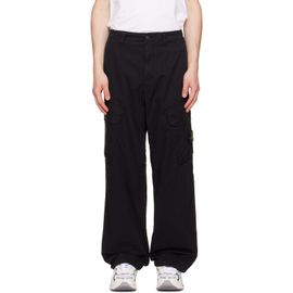 Stone Island Stone Island Black 3100003 Stretch Organic Cotton Twill Trousers