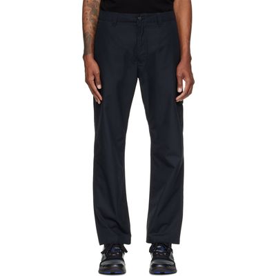 Stone Island Stone Island Black 3100020 All-Weather Cotton Canvas_S.I. Ghost Trousers