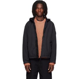 Stone Island Stone Island Black 4100001 Crinkle Reps NY Jacket