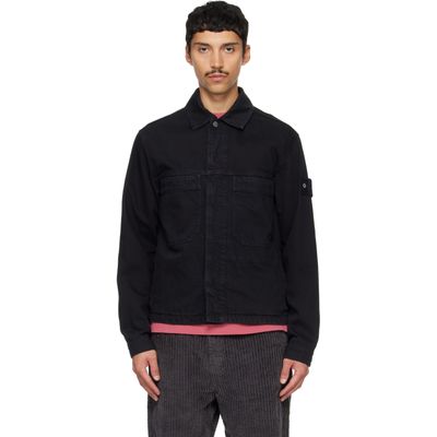 Stone Island Stone Island Black 4100006 Light Bull Denim Jacket