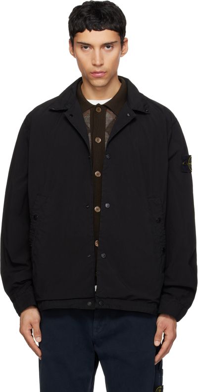 Stone Island Stone Island Black 4100041 Light Compact Touch Poly-TC Jacket