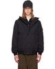 Stone Island Stone Island Black 4100110 Crinkle Reps NY Jacket - 1