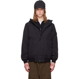 Stone Island Stone Island Black 4100110 Crinkle Reps NY Jacket