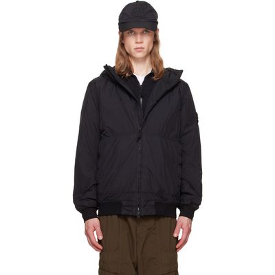 Stone Island Stone Island Black 4100110 Crinkle Reps NY Jacket