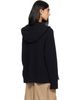 Stone Island Stone Island Black 5100005 Full Rib Cotton Boucle Hoodie - 3