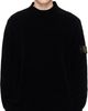 Stone Island Stone Island Black 5100005 Moss Stitch Cotton Chenille Sweater - 1